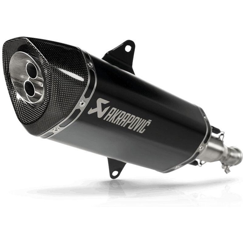 S-IT3SO1-HRTBL - Akrapovic Line Scooter Silencer For Italjet Dragster 300 2024 Right