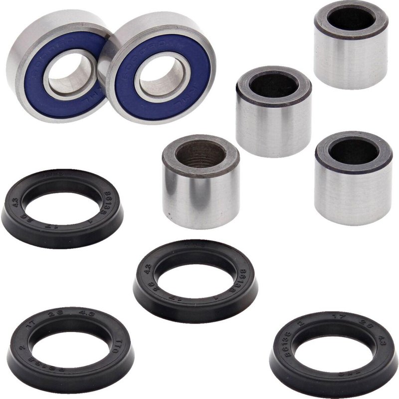 50-1152 - Moose Racing A-Arm Bearing & Seal Kit For Arctic Cat Textron Alterra 300 2X4 2018-2024 Fits Front Upper Or Lower - Black/Chrome