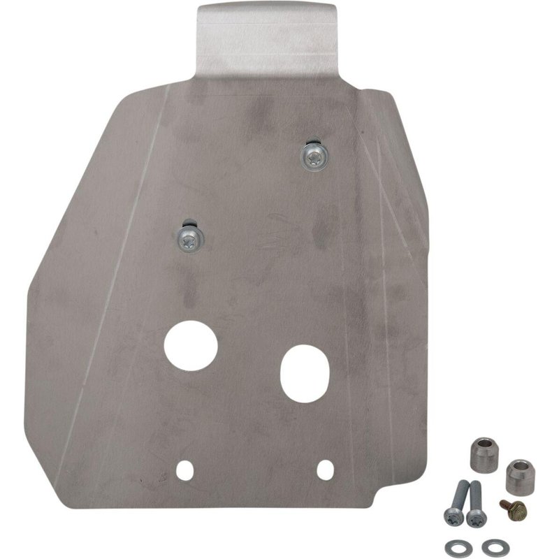 333 - Moose Racing Aluminium Skid Plate For Honda CRF110F 2019-2022 - Silver
