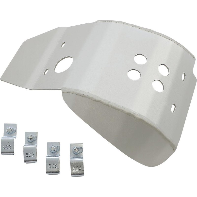 337 - Moose Racing Aluminium Skid Plate For Honda CRF450R 2021-2022 - Silver