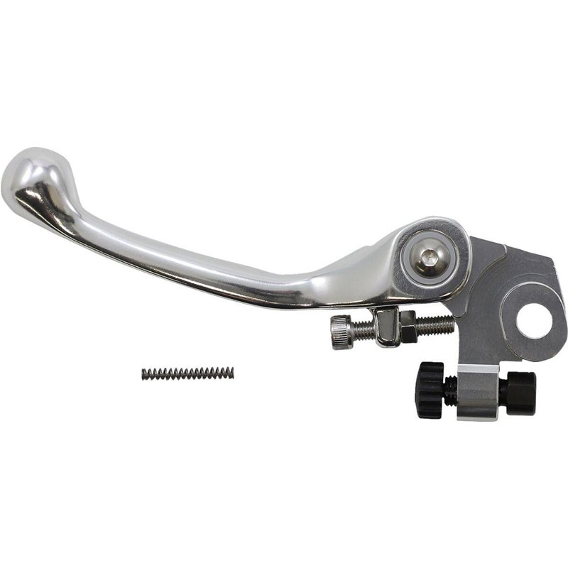 H07-5942CS - Moose Racing Flex FG Forged 6061-T6 Clutch Lever For Gas Gas EC250 2021-2023 - Polished/Silver