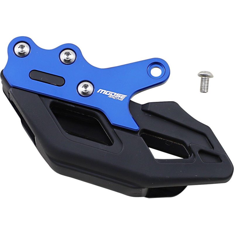 G32-4301 BL - Moose Racing MR-1 Colored AL Chain Guide For Yamaha WRF250 2007-2021 Black/Blue