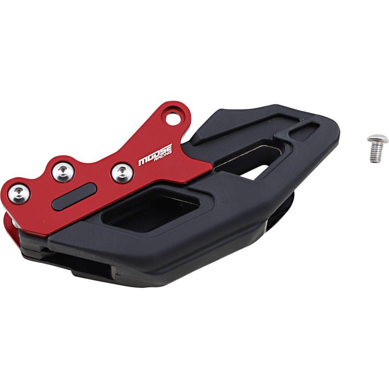 G32-1301 BR - Moose Racing MR-1 Colored AL Chain Guide For Honda CRF250R 2007-2023 Black/Red