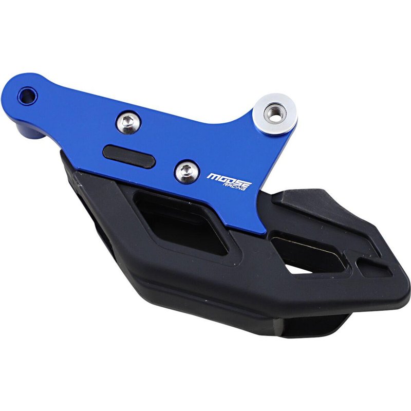 G32-5302 BL - Moose Racing MR-1 Colored AL Chain Guide For Husqvarna FC250 2014-2022 Black/Blue