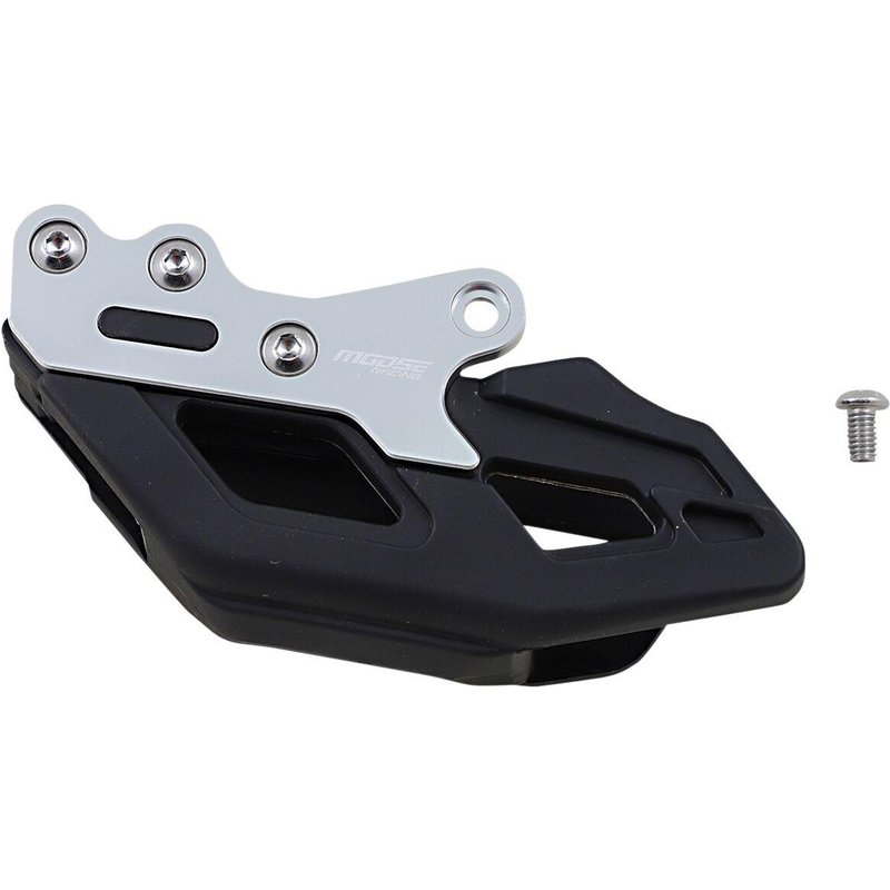 G32-1301 BS - Moose Racing MR-1 Colored AL Chain Guide For Honda CRF250R 2007-2023 Black/Silver
