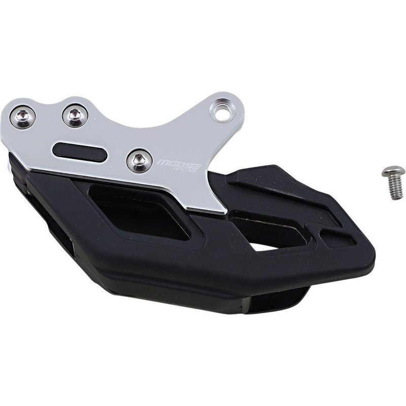 G32-2301 BS - Moose Racing MR-1 Colored AL Chain Guide For Kawasaki KX450 2021-2023 Black/Silver