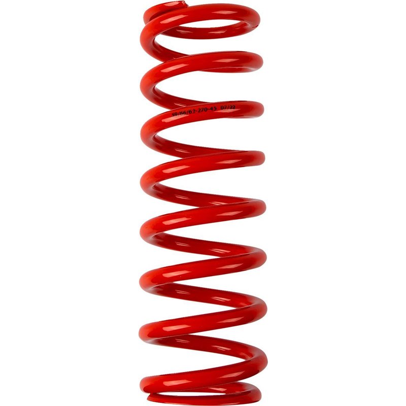 1312-0963 - Moose Racing Shock Spring For Honda CR125 1997-2007 45 N/mm - Red