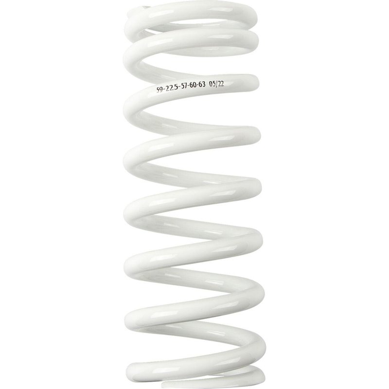 1312-1014 - Moose Racing Shock Spring For Indian Challenger 108 ABS 2022 57/60/63 N/mm - White