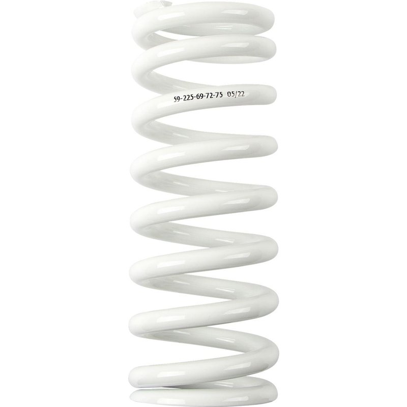 1312-1018 - Moose Racing Shock Spring For KTM EXC150 TPI 2020-2023 69/72/75 N/mm - White