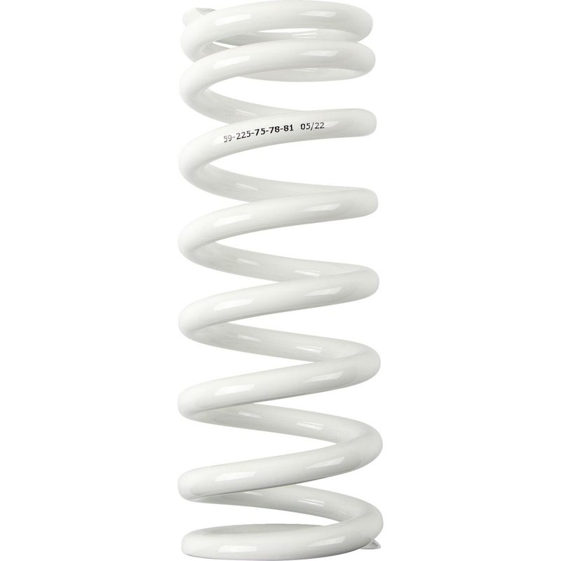 1312-1022 - Moose Racing Shock Spring For KTM EXC150 TPI 2020-2023 75/78/81 N/mm - White