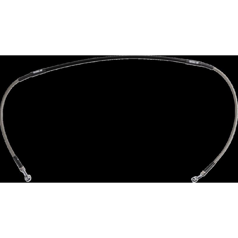 Y01-1-083/P-CL - Moose Racing Stainless Steel Brake Hose For Yamaha YZ85 2019-2024 Front - Braided