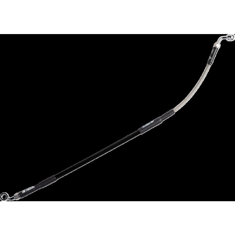 Y01-2-035/P-CL - Moose Racing Stainless Steel Brake Hose For Yamaha WRF450 2012-2015 Rear - Braided