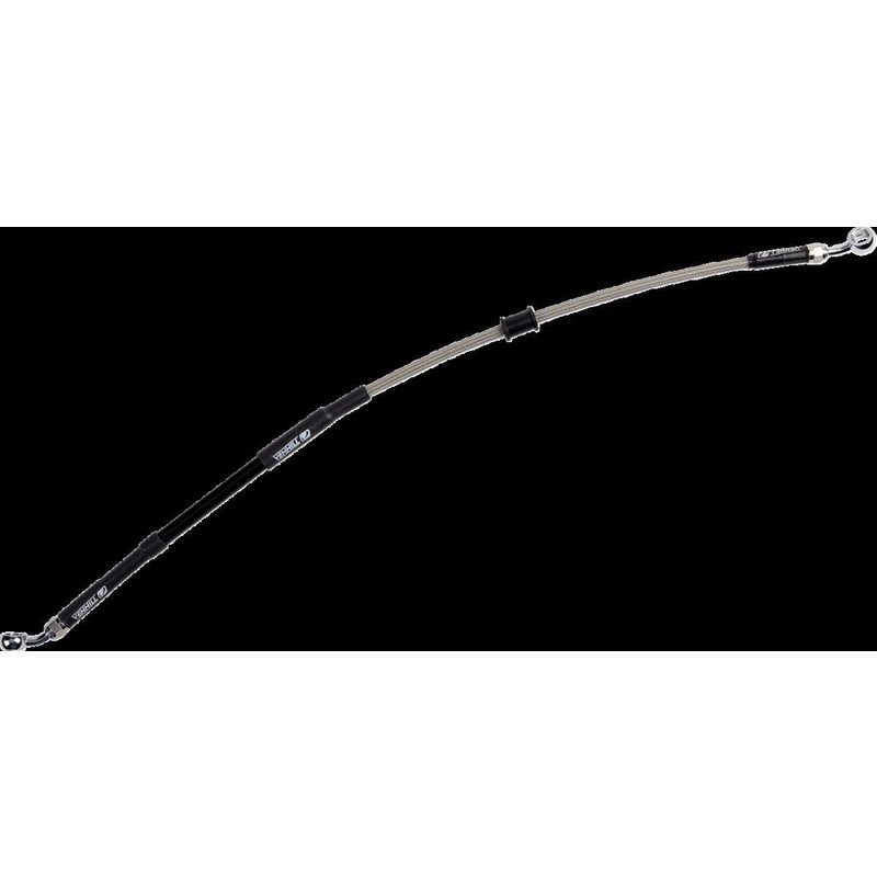 S01-2-037/P-CL - Moose Racing Stainless Steel Brake Hose For Suzuki RMZ250 2019-2023 Rear - Braided