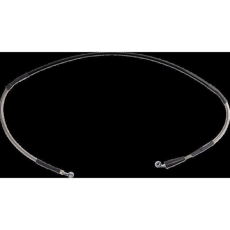 S01-1-042/P-CL - Moose Racing Stainless Steel Brake Hose For Suzuki RMX450 Z 2010-2019 Front - Braided