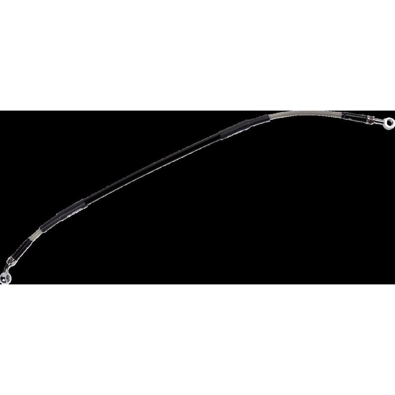 H01-2-011/P-CL - Moose Racing Stainless Steel Brake Hose For Husqvarna SM 450R 2005 Rear - Braided