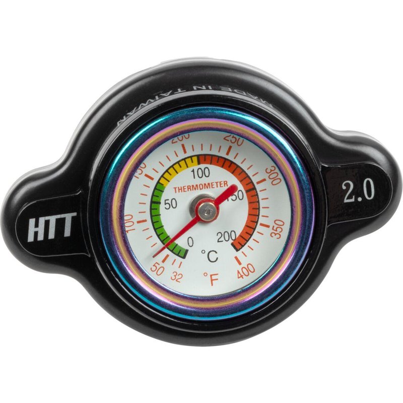 I15-5201B - Moose Racing Radiator Cap With Temperature Gauge 2.0 Bar