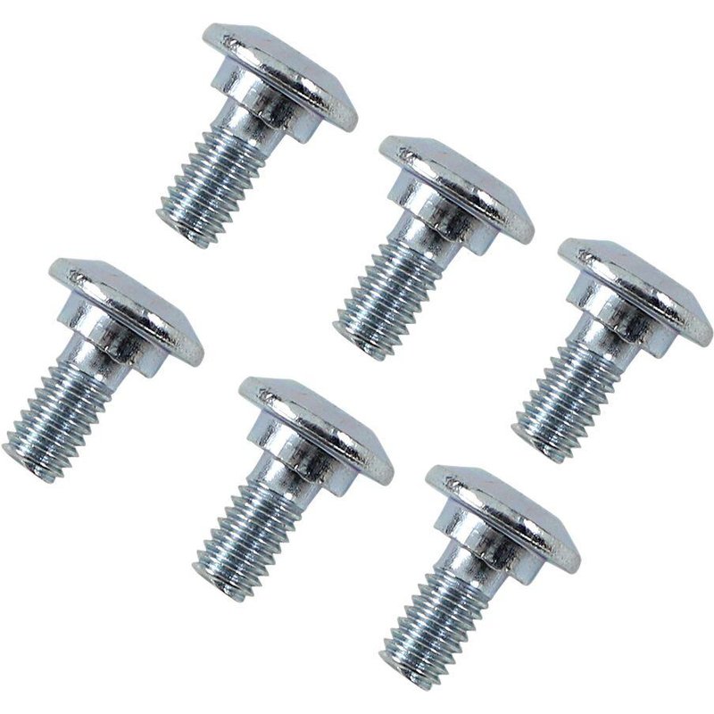 039-6A03 - Moose Racing Brake Disc Bolt Kit For Kawasaki KLX140 2008-2020 - Nickel/Silver