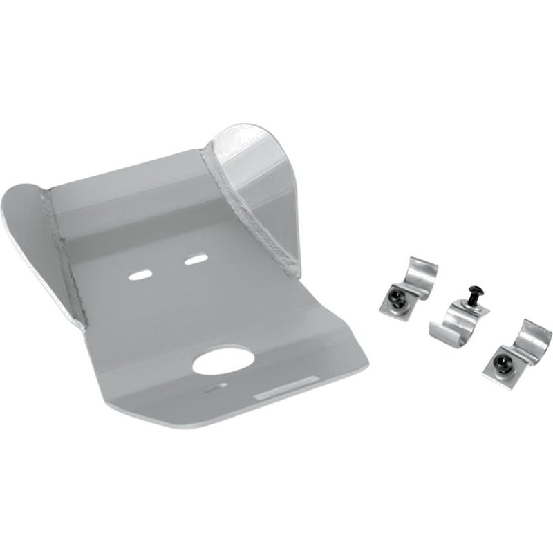 100 - Moose Racing Aluminium Skid Plate For Honda CR80B 2000-2002 - Silver