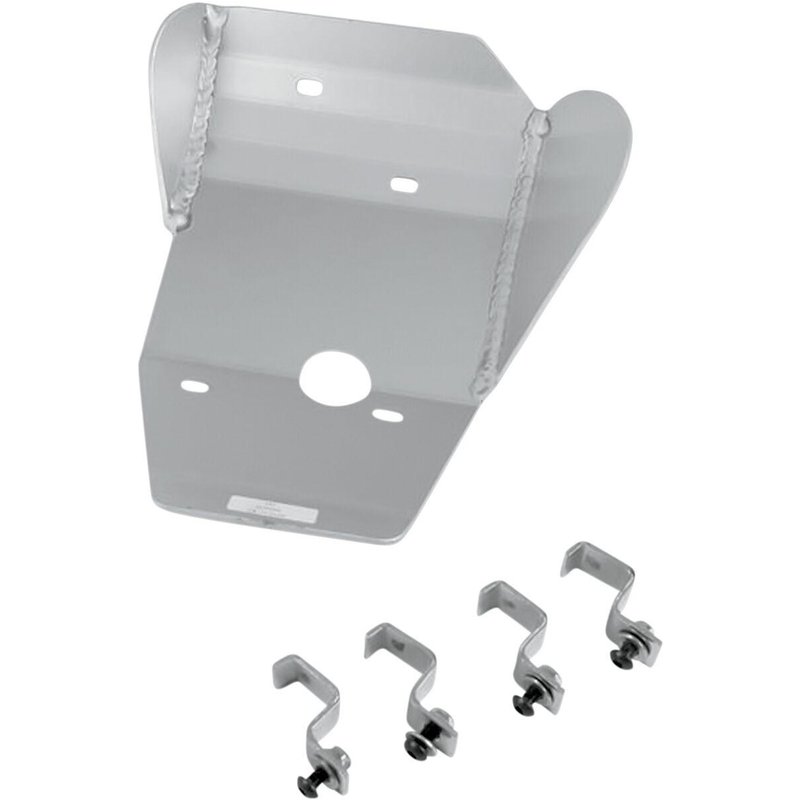 105 - Moose Racing Aluminium Skid Plate For Honda CR125 2002-2007 - Silver