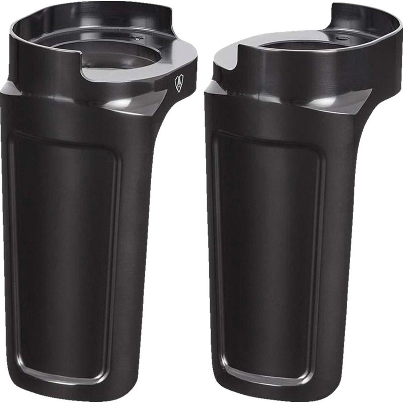 120-000 - Arlen Ness Method Performance Bagger Fork Guards For Harley Davidson FLHR 1690 - Black