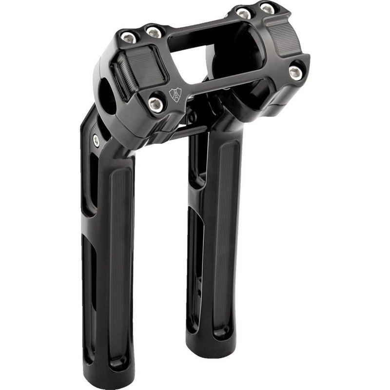 520-053 - Arlen Ness Method Kickback Handlebar Riser For Harley Davidson FXBB 1750 2018-2020 - Black