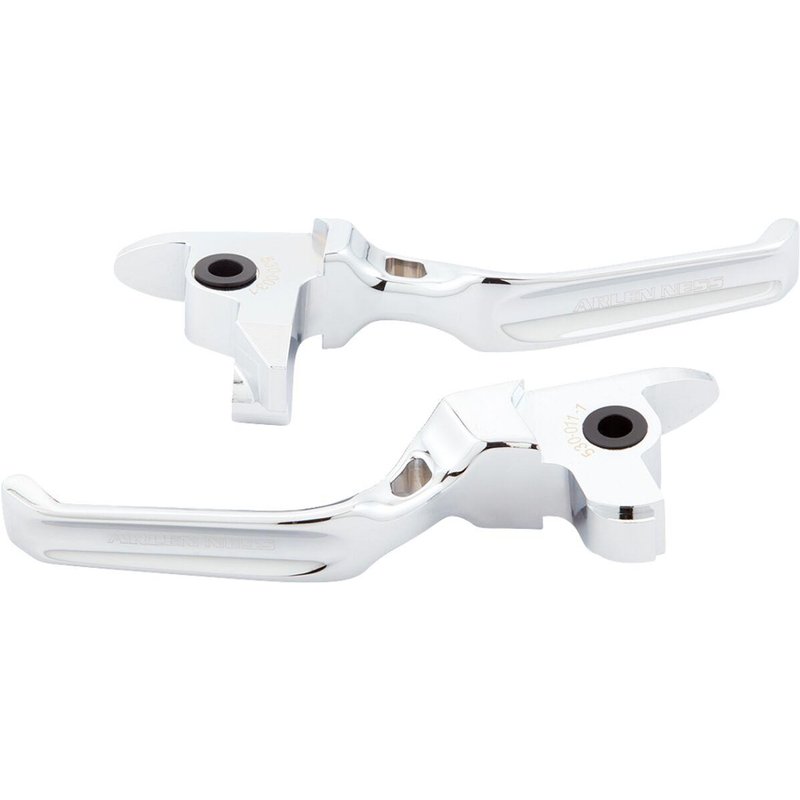 530-020 - Arlen Ness Method Lever Set For Harley Davidson FLD 1690 2012-2013 - Chrome/Silver