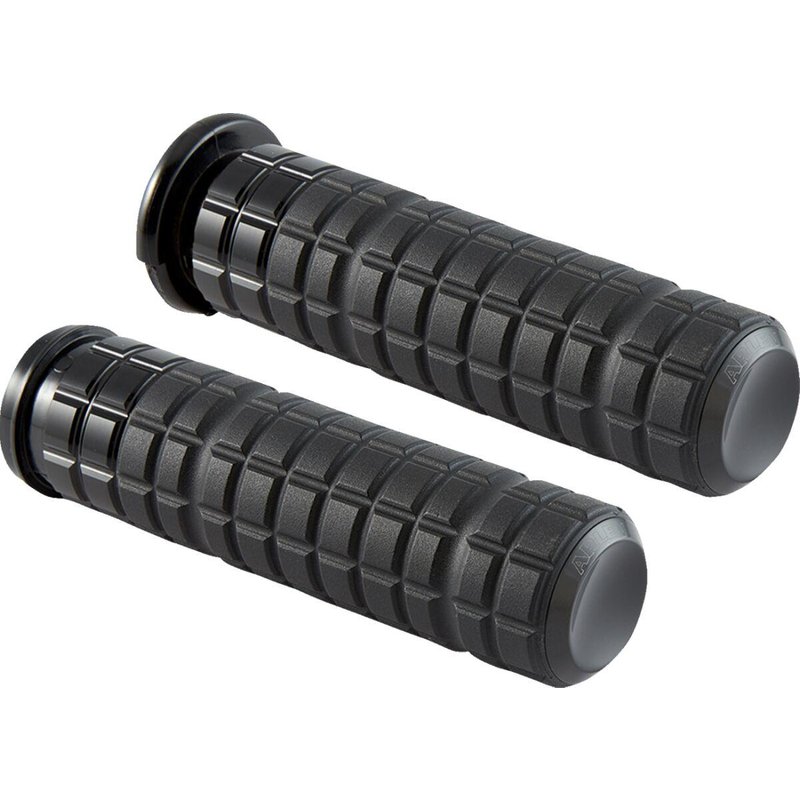 500-000 - Arlen Ness SpeedLiner Grips For Harley Davidson FLD 1690 2012-2013 - Black