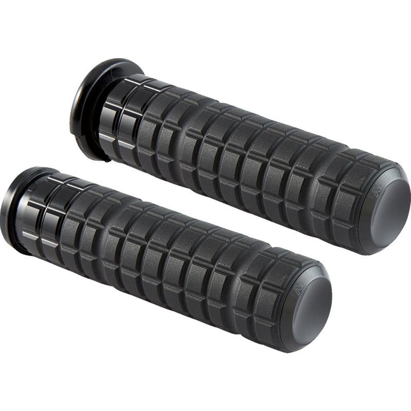 500-002 - Arlen Ness SpeedLiner Grips For Harley Davidson FLDE 1750 2018-2020 - Black