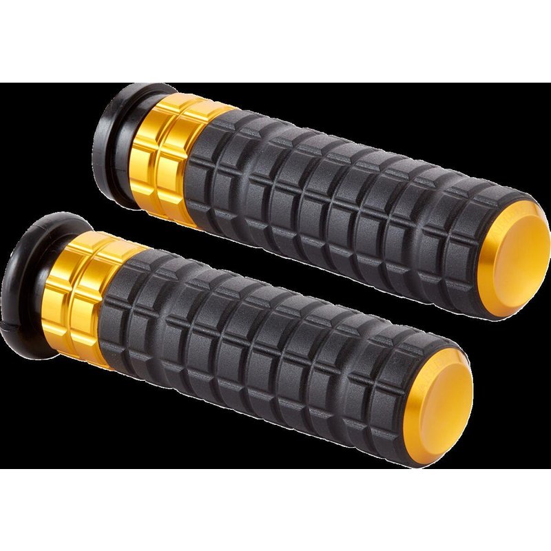 500-020 - Arlen Ness SpeedLiner Grips For Harley Davidson FLDE 1750 2018-2020 - Black/Gold