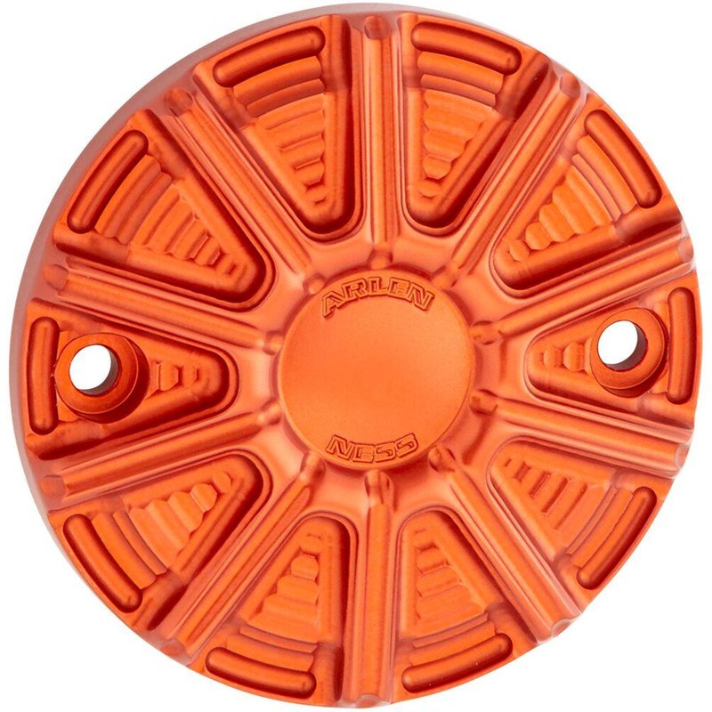 700-013 - Arlen Ness 10-Gauge Points Cover For Harley Davidson FLDE 1750 2018-2020 - Orange
