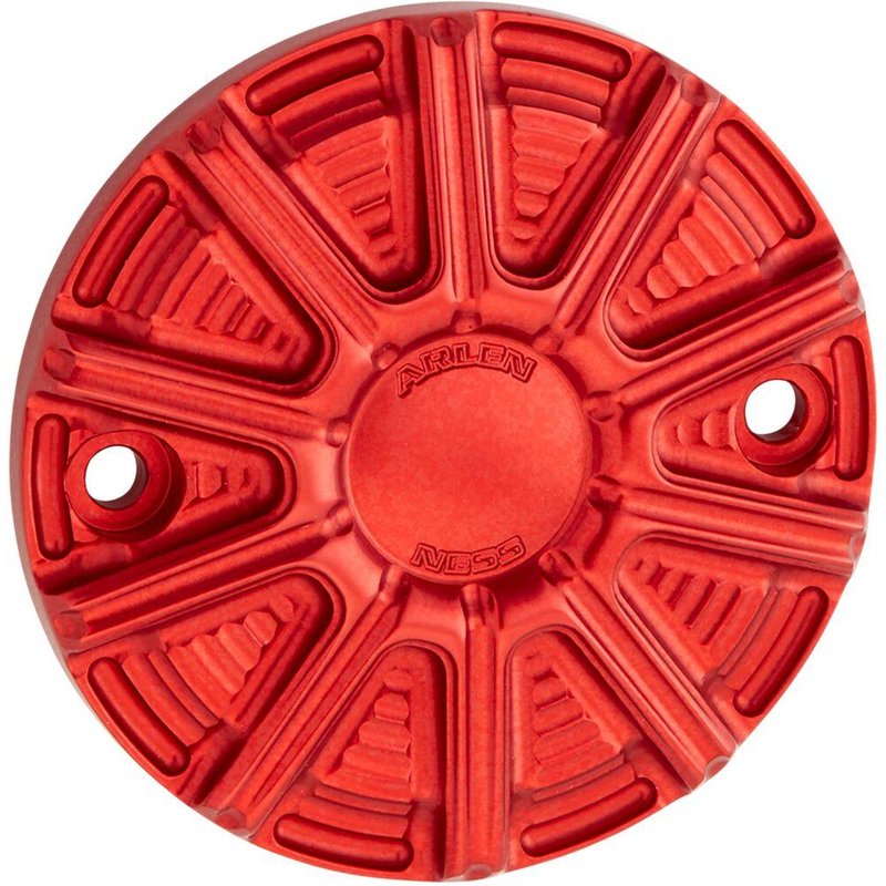 700-014 - Arlen Ness 10-Gauge Points Cover For Harley Davidson FLDE 1750 2018-2020 - Red