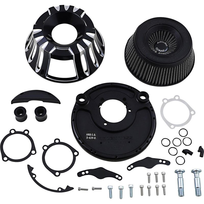 18-931 - Arlen Ness Inverted Series Air Cleaner Kit For Harley Davidson XL 1200 C 1996-2020 - Black