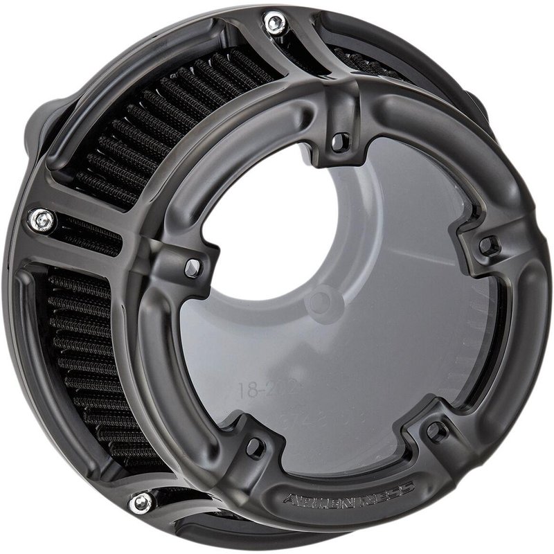 18-966 - Arlen Ness Method Clear Series Air Cleaner For Harley Davidson FLHRC 1584 2008-2010 - Black