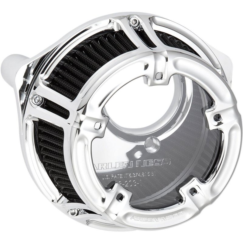 18-973 - Arlen Ness Method Clear Series Air Cleaner For Harley Davidson XL 1200 C 1996-2020 - Chrome