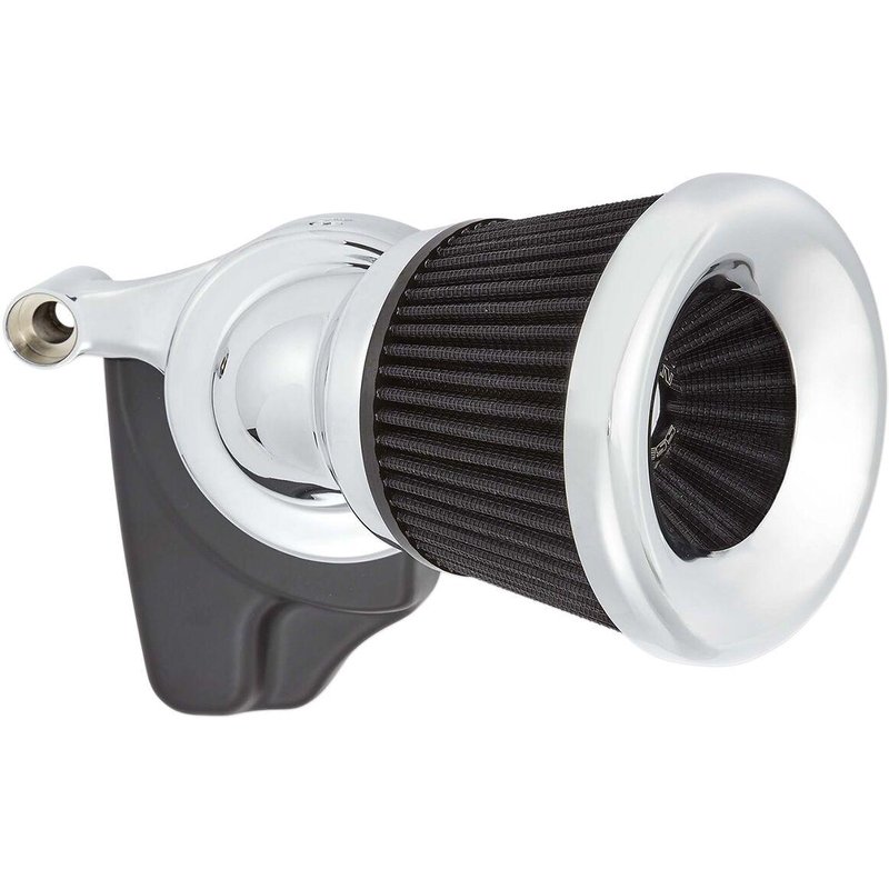 81-207 - Arlen Ness Velocity 65° Air Cleaner Kit For Harley Davidson XL 1200 C 1996-2020 - Chrome