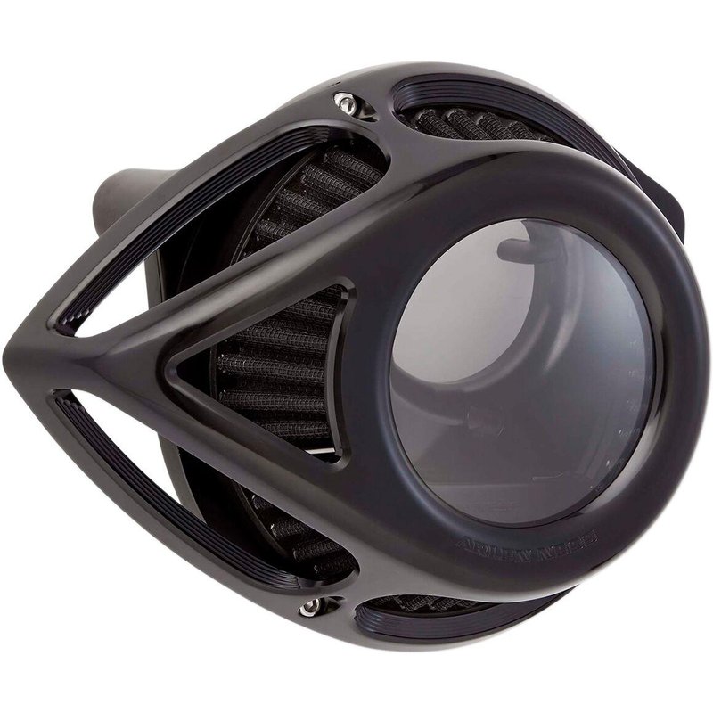 18-977 - Arlen Ness Clear Tear Air Cleaner Kit For Harley Davidson FLHRC 1584 2008-2010 - Black