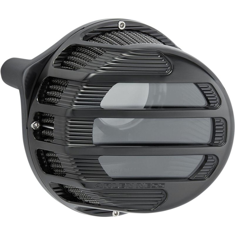 81-302 - Arlen Ness Sidekick Air Cleaner Kit For Harley Davidson FLHR 1584 2008 - Black