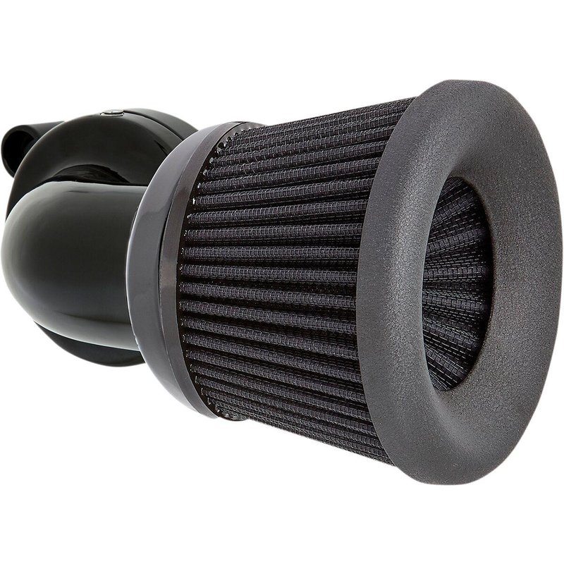 600-030 - Arlen Ness Velocity 90° Air Cleaner Kit For Harley Davidson FLHR 1584 2008 - Black