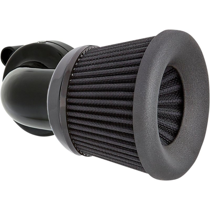 600-034 - Arlen Ness Velocity 90° Air Cleaner Kit For Harley Davidson XL 1200 C 1996-2020 - Black
