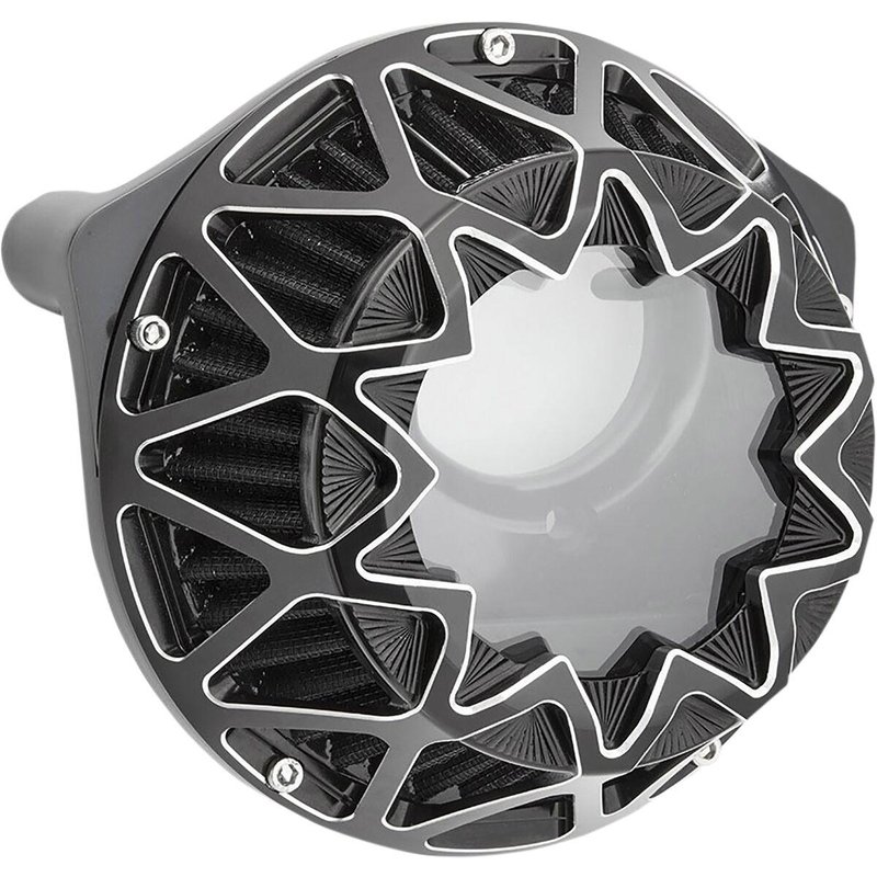 600-039 - Arlen Ness Crossfire Air Cleaner For Harley Davidson FLHR 1584 2008 - Black