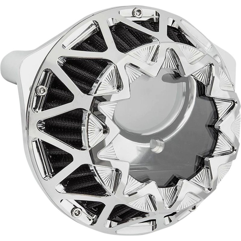 600-048 - Arlen Ness Crossfire Air Cleaner For Harley Davidson FLDE 1750 2018-2020 - Chrome