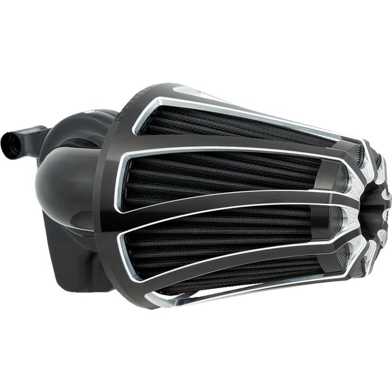 600-070 - Arlen Ness Monster Sucker Air Cleaner For Harley Davidson FLD 1690 2012-2013 - Black