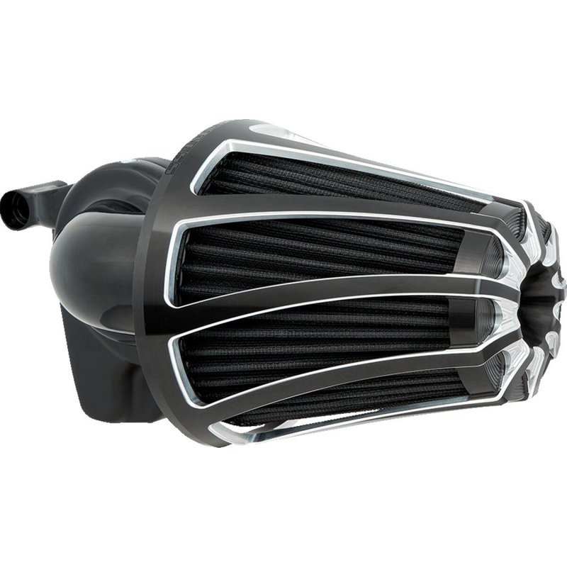 600-071 - Arlen Ness Monster Sucker Air Cleaner For Harley Davidson XL 1200 C 1996-2020 - Black