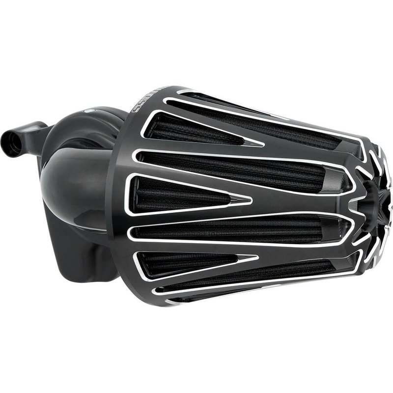 600-082 - Arlen Ness Monster Sucker Air Cleaner For Harley Davidson FLD 1690 2012-2013 - Black