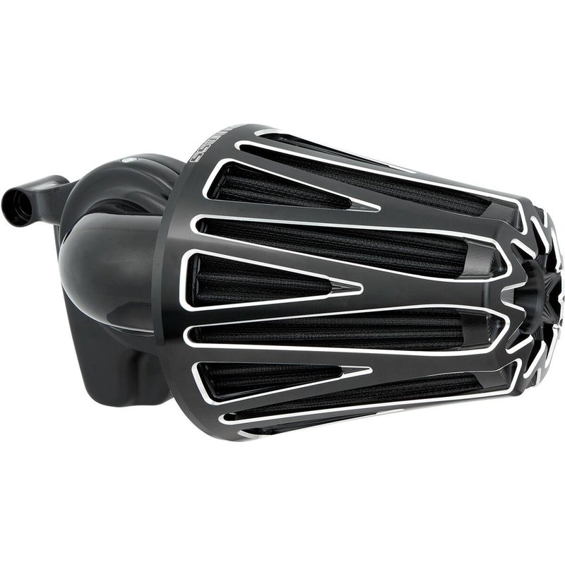 600-083 - Arlen Ness Monster Sucker Air Cleaner For Harley Davidson XL 1200 C 1996-2020 - Black