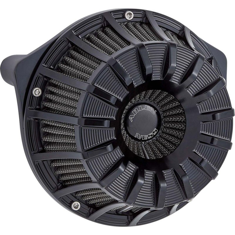 600-223 - Arlen Ness Inverted Series 15-Spoke Air Cleaner Kit For Harley Davidson FLHX 1923 2024-2026 - All Black
