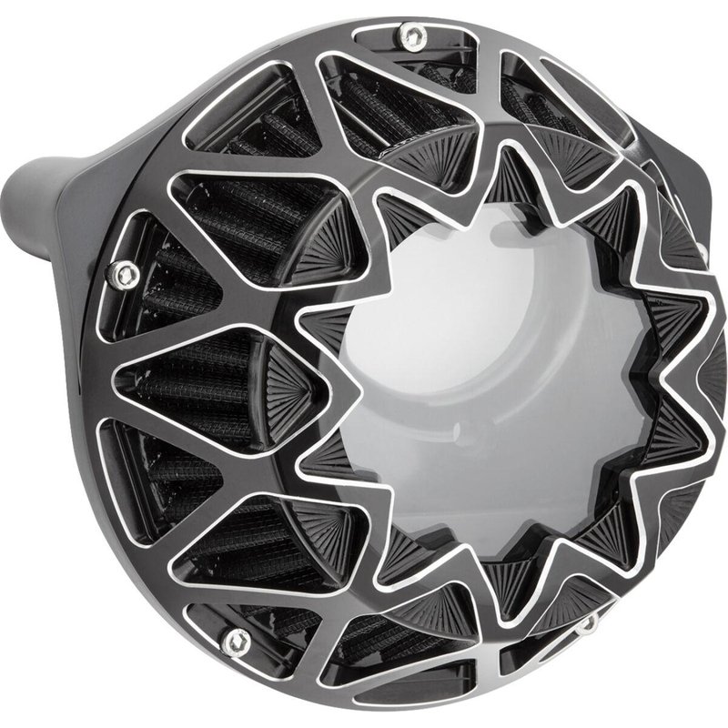 600-234 - Arlen Ness Crossfire Air Cleaner For Harley Davidson FLHX 1923 2024-2026 - Black/Silver