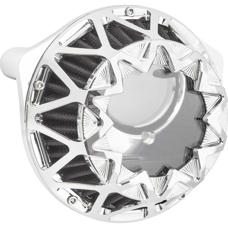 600-235 - Arlen Ness Crossfire Air Cleaner For Harley Davidson FLHX 1923 2024-2026 - Chrome