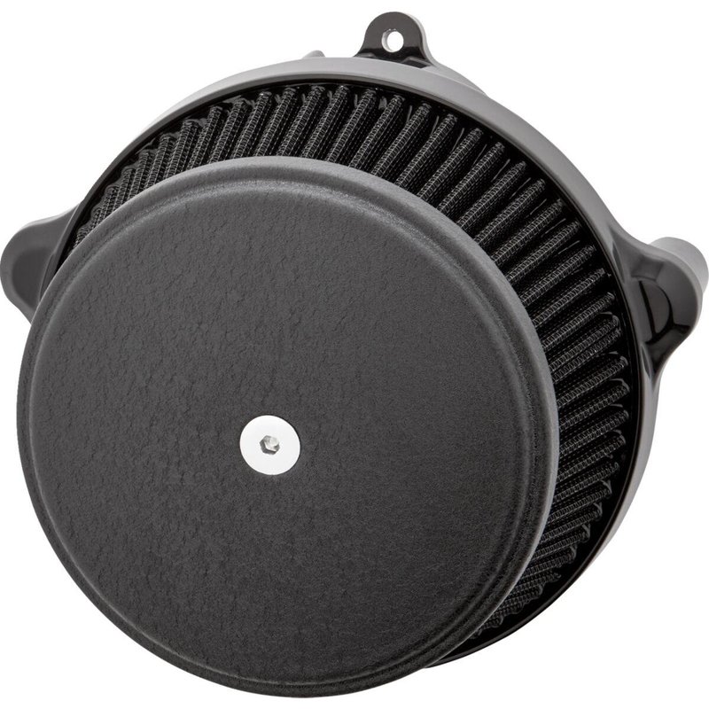 600-303 - Arlen Ness Big Sucker Stage 1 Air Cleaner Kit with Cover For Harley Davidson FLHX 1923 2024-2026 - Black/Silver/Wrinkle