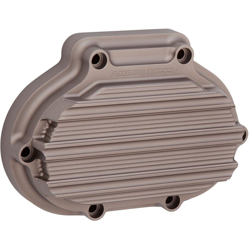 03-815 - Arlen Ness 10-Gauge Transmission Side Cover For Harley Davidson FLD 1690 2012-2013 - Titanium Anodized